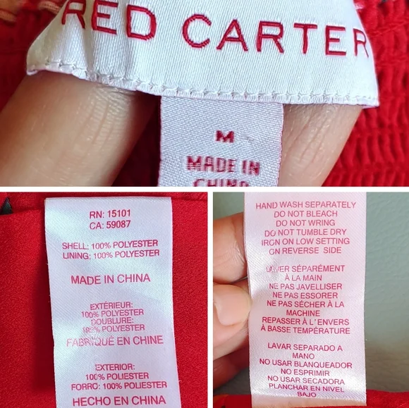 Red Carter Darcy Crop top - Picture 4 of 8